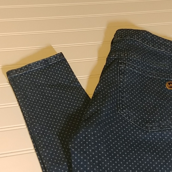 Michael Kors Polka Dot Skinny Jeans - Picture 4 of 12